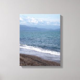 Toile Enveloppée De La Scène De Plage