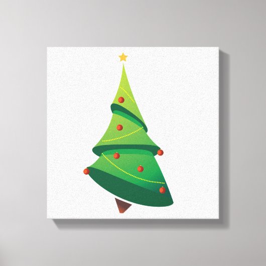 Toile enveloppée de l'arbre de Noël (Recto)