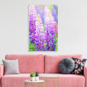 Toile Enveloppée De Lupin Pourpre (Insitu(Salon))
