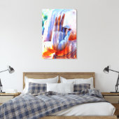 Toile enveloppée de mudra A-ok (Insitu(Chambre))