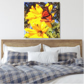 Toile enveloppée de papillon monarque (Insitu(Chambre))