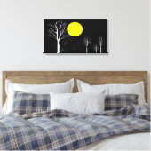 Toile Enveloppée de Pleine lune (Insitu(Chambre))