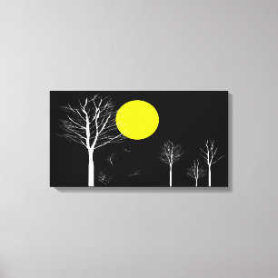 Toile Enveloppée de Pleine lune