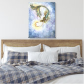 Toile enveloppée de sirène de lune profonde de mer (Insitu(Chambre))