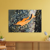 toile enveloppée de sirène de plongée (Insitu(Salon))