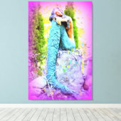 toile enveloppée de sirène rêveuse (Insitu (Plancher de Bois))