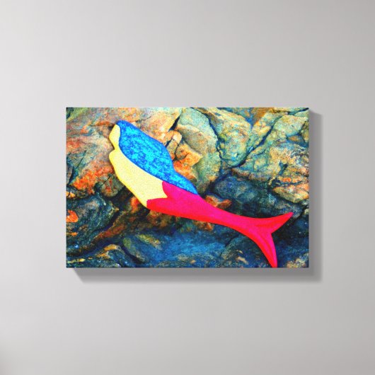 toile enveloppée de sirène sous-marine (Recto)