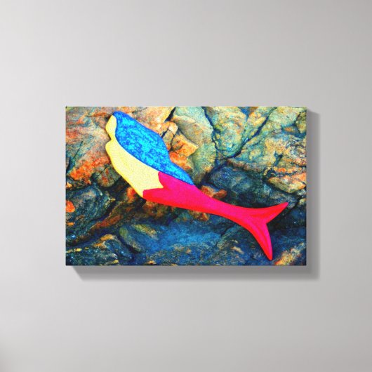 toile enveloppée de sirène sous-marine brune (Recto)