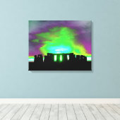 Toile enveloppée de Stonehenge Aurora (Insitu (Plancher de Bois))