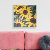 Toile enveloppée de tournesol (Insitu(Salon))