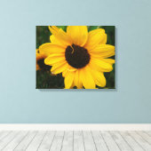 Toile enveloppée de tournesol (Insitu (Plancher de Bois))