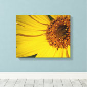 Toile enveloppée de tournesol (Insitu (Plancher de Bois))
