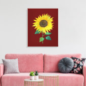 Toile enveloppée de tournesol de ferme (Insitu(Salon))