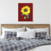 Toile enveloppée de tournesol de ferme (Insitu(Chambre))
