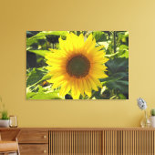 Toile enveloppée de tournesol Sunrise Imprimer (Insitu(Salon))