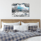 toile enveloppée de vagues océaniques (Insitu(Chambre))