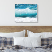 toile enveloppée de vagues océaniques (Insitu(Chambre))