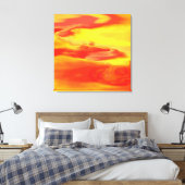 Toile enveloppée d'eau de feu (Insitu(Chambre))