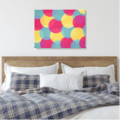 Toile enveloppée d'explosion de couleur (Palette 1 (Insitu(Chambre))