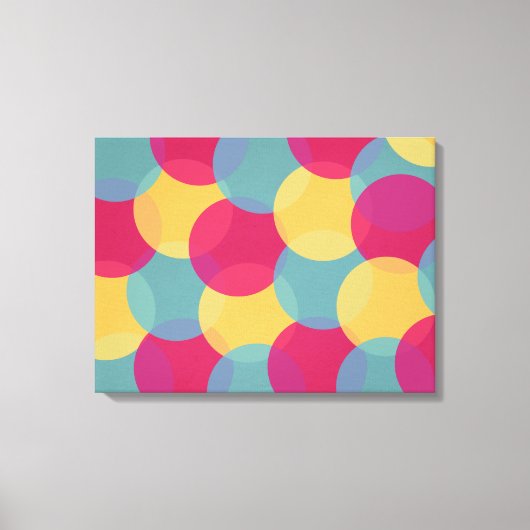 Toile enveloppée d'explosion de couleur (Palette 1 (Recto)
