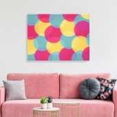 Toile enveloppée d'explosion de couleur (Palette 1 (Insitu(Salon))