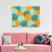 Toile enveloppée d'explosion de couleur (Palette 3 (Insitu(Salon))