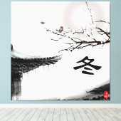 Toile enveloppée d'hiver (Insitu (Plancher de Bois))