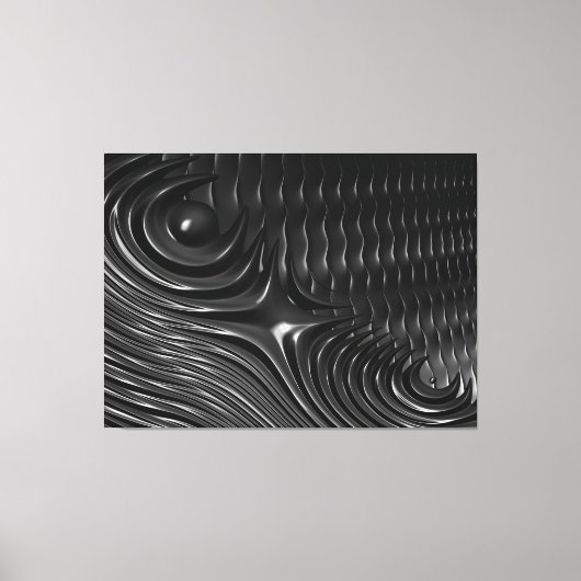 toile enveloppée d'ondes fluides (Recto)