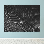 toile enveloppée d'ondes fluides (Insitu (Plancher de Bois))