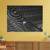 toile enveloppée d'ondes fluides (Insitu(Salon))
