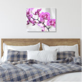 Toile Enveloppée D'Orchidées Roses (Insitu(Chambre))