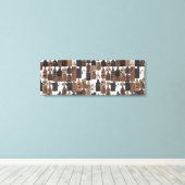 Toile enveloppée du village de bois (Insitu (Plancher de Bois))