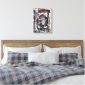 Toile enveloppée d'un portrait autonome ivre (Insitu(Chambre))