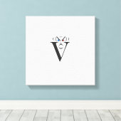 Toile enveloppée face lettre (Insitu (Plancher de Bois))