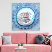 toile enveloppée face soleil miroir (Insitu(Salon))