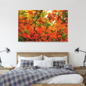 Toile Enveloppée Feuilles Automne (Insitu(Chambre))