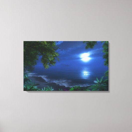 Toile Enveloppée "First Moonlight" (Recto)