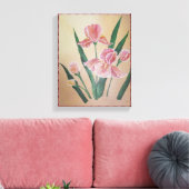 Toile enveloppée Iris (Insitu(Salon))
