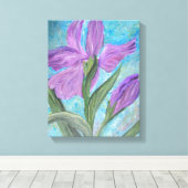 Toile enveloppée Iris (Insitu (Plancher de Bois))