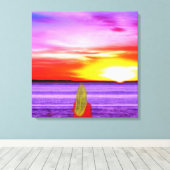 Toile Enveloppée - Juste Ici En Attendant Vous (Insitu (Plancher de Bois))