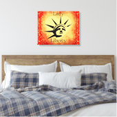 Toile Enveloppée Lady Liberty (Insitu(Chambre))