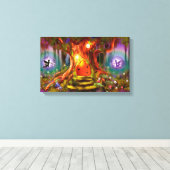 Toile enveloppée L'Arbre Magique (Insitu (Plancher de Bois))