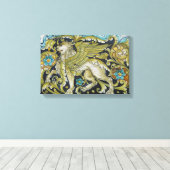 Toile Enveloppée—Lion De Carreaux Deruta (Insitu (Plancher de Bois))