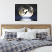 Toile Enveloppée Lune Dragon (Insitu(Chambre))