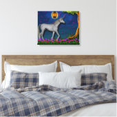 Toile enveloppée Monde Unicorn (Insitu(Chambre))