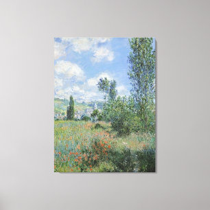 Toile enveloppée par 30x40 de Monet Vetheuil