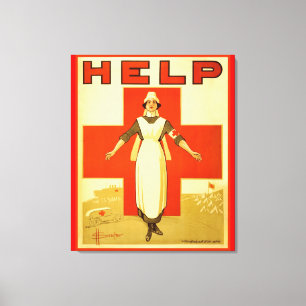 Toile enveloppée par affiche de la guerre mondial