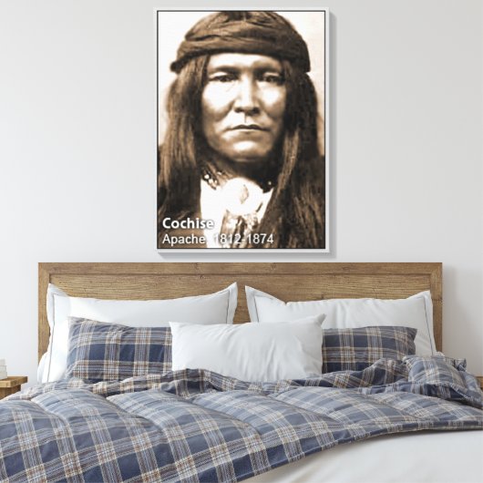 Toile Enveloppée par le chef Cochise (Insitu(Chambre))