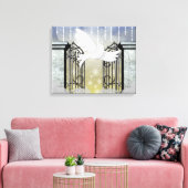 Toile enveloppée paradisiaque (Insitu(Salon))
