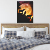 Toile Enveloppée Peak Wolves (Insitu(Chambre))
